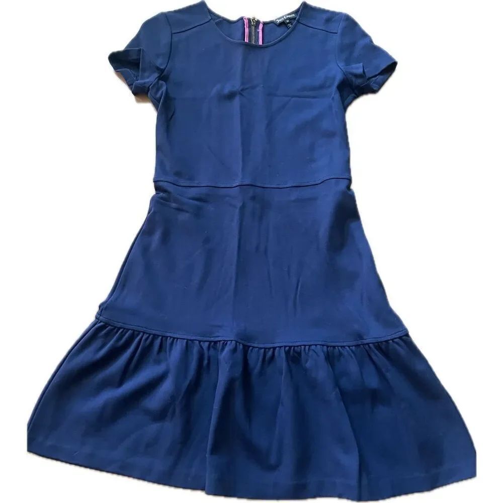 Juicy Couture Navy Blue Ponte Dress Women’s Size XS
